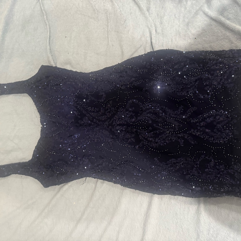 Windsor Midnight Blue Sequin Dress